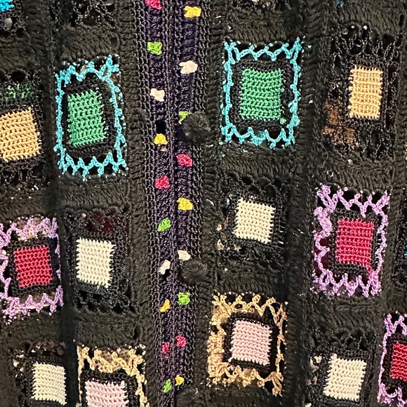 Colorful Crochet Patterned Dress - Picture 3 of 3